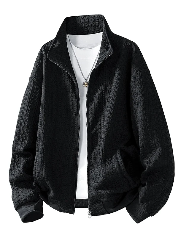 2025 Autumn Winter New Men's Simple Knitted Zipper Casual Stand Collar Warm Young Sweater Jaet Loose Fit Polyester Fiber
2025 Autumn Winter New Men's Simple Knitted Zipper Casual Stand Collar Warm Young Sweater Jaet Loose Fit Polyester Fiber