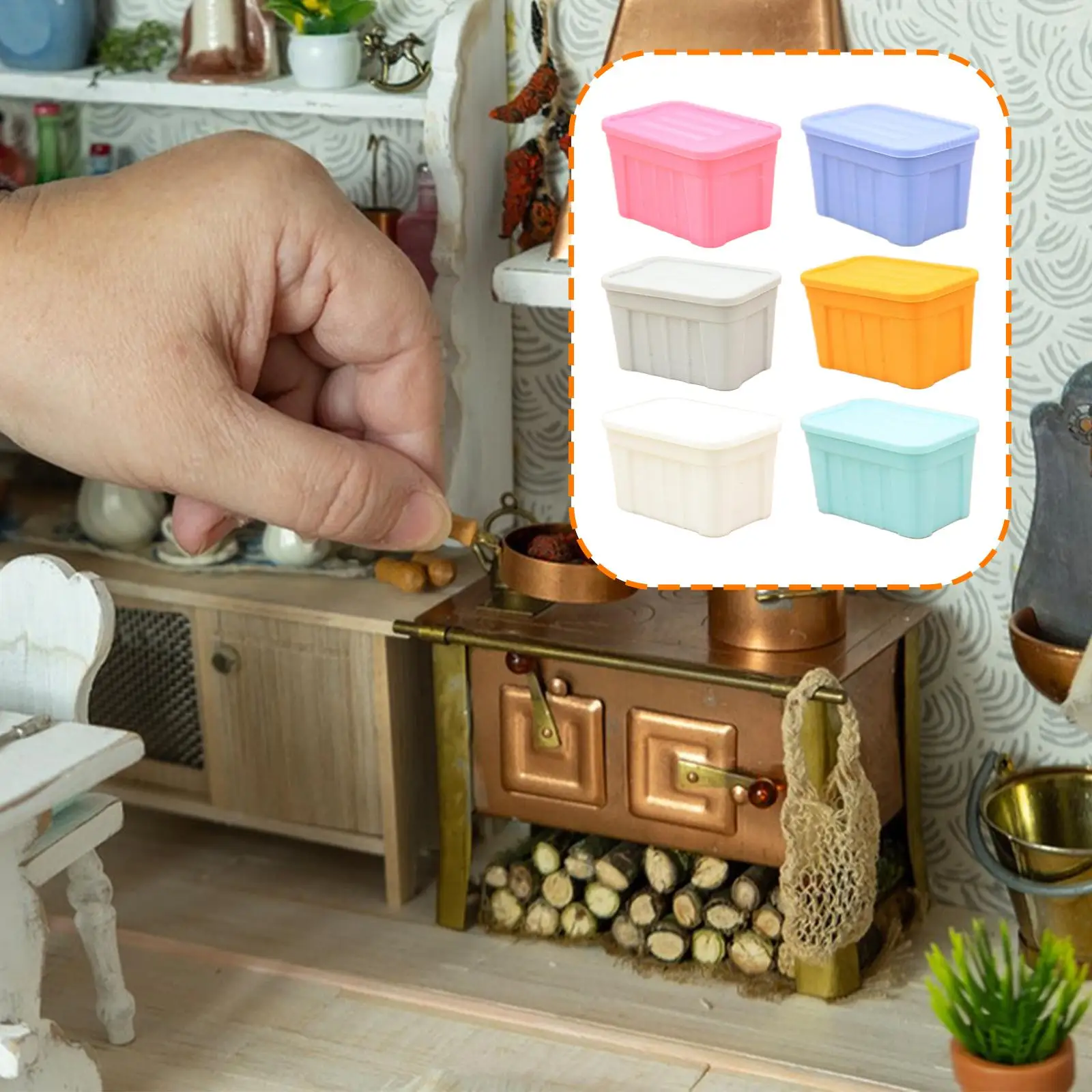 1:12 миниатюрный ящик для хранения кукольного домика, модель орнамента, мини-органайзер для проектов DIY
1:12 миниатюрный ящик для хранения кукольного домика, модель орнамента, мини-органайзер для проектов DIY