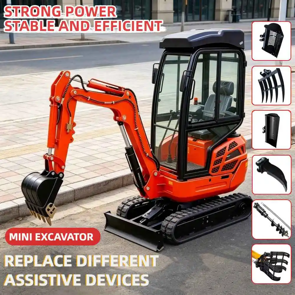 0.8Ton/1.5Ton Mini Excavator Kubota Engine Diesel Crawler Machinery CE Efficient Backhoe Adjustable Families Europe
0.8Ton/1.5Ton Mini Excavator Kubota Engine Diesel Crawler Machinery CE Efficient Backhoe Adjustable Families Europe
