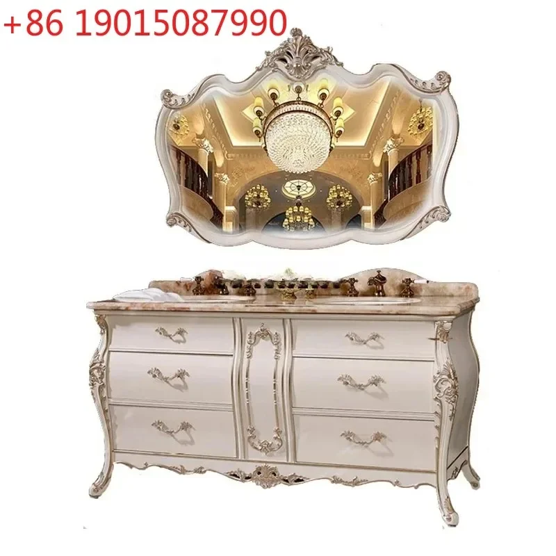 Oak washbasin combination toilet washbasin bathroom cabinet double basin arc
Oak washbasin combination toilet washbasin bathroom cabinet double basin arc