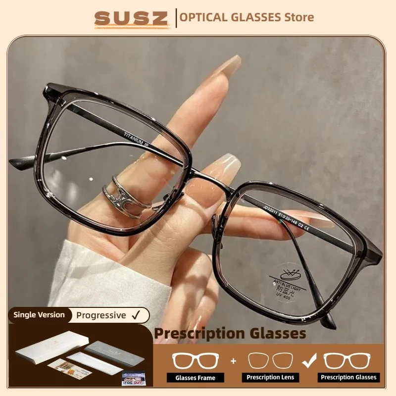 SUSZ Square Photochromic Customized Myopia Glasses Women's Prescription Glasses Blue Light Blocking Reading Optical Eyeglasses
SUSZ Square Photochromic Customized Myopia Glasses Women's Prescription Glasses Blue Light Blocking Reading Optical Eyeglasses