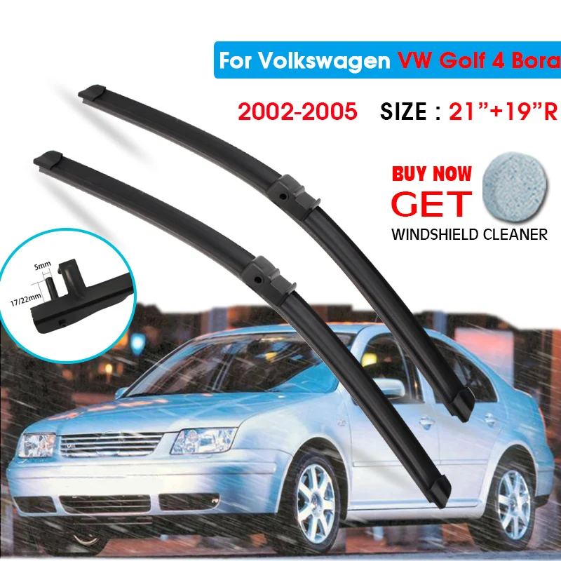 Car Wiper Blade For Volkswagen VW Golf 4 Bora 21"+19"R 2002-2005 Windscreen Windshield Wipers Blade Window Wash Fit Side Pin Arm
Car Wiper Blade For Volkswagen VW Golf 4 Bora 21"+19"R 2002-2005 Windscreen Windshield Wipers Blade Window Wash Fit Side Pin Arm