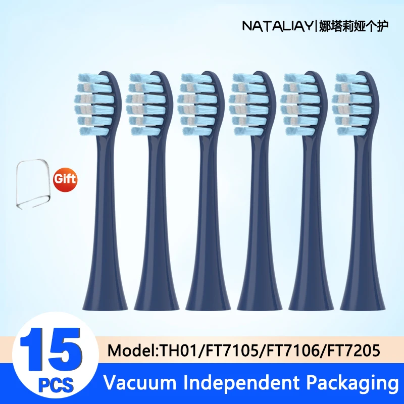 Electric Toothbrush Heads for FLYCO, Compatible with TH01/FT7105/FT7106/FT7205 Models,High Compatibility Soft DuPont Bristles
Electric Toothbrush Heads for FLYCO, Compatible with TH01/FT7105/FT7106/FT7205 Models,High Compatibility Soft DuPont Bristles