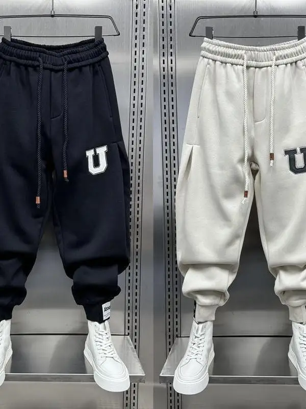 Мужские зимние брюки Harlan премиум-класса: повседневные, с вышивкой, прямые, с манжетами, средней посадки, молодежные, трендовые
Мужские зимние брюки Harlan премиум-класса: повседневные, с вышивкой, прямые, с манжетами, средней посадки, молодежные, трендовые