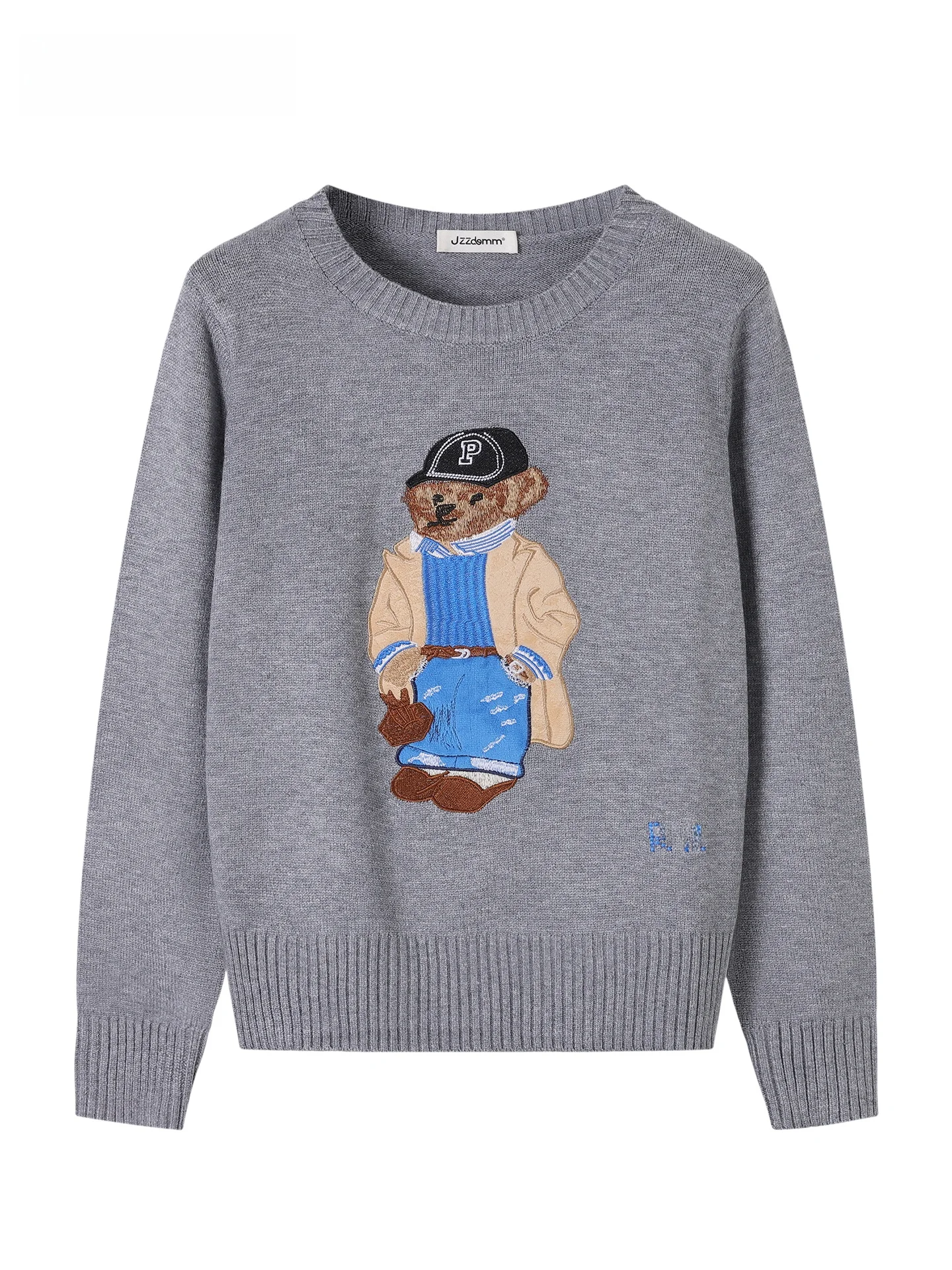 JZZDEMM Вязаный свитер с вышивкой в виде мультяшного медведя, круглый вырез, женский, антивозрастной, в студенческом стиле, модный, с длинными рукавами
JZZDEMM Вязаный свитер с вышивкой в виде мультяшного медведя, круглый вырез, женский, антивозрастной, в студенческом стиле, модный, с длинными рукавами