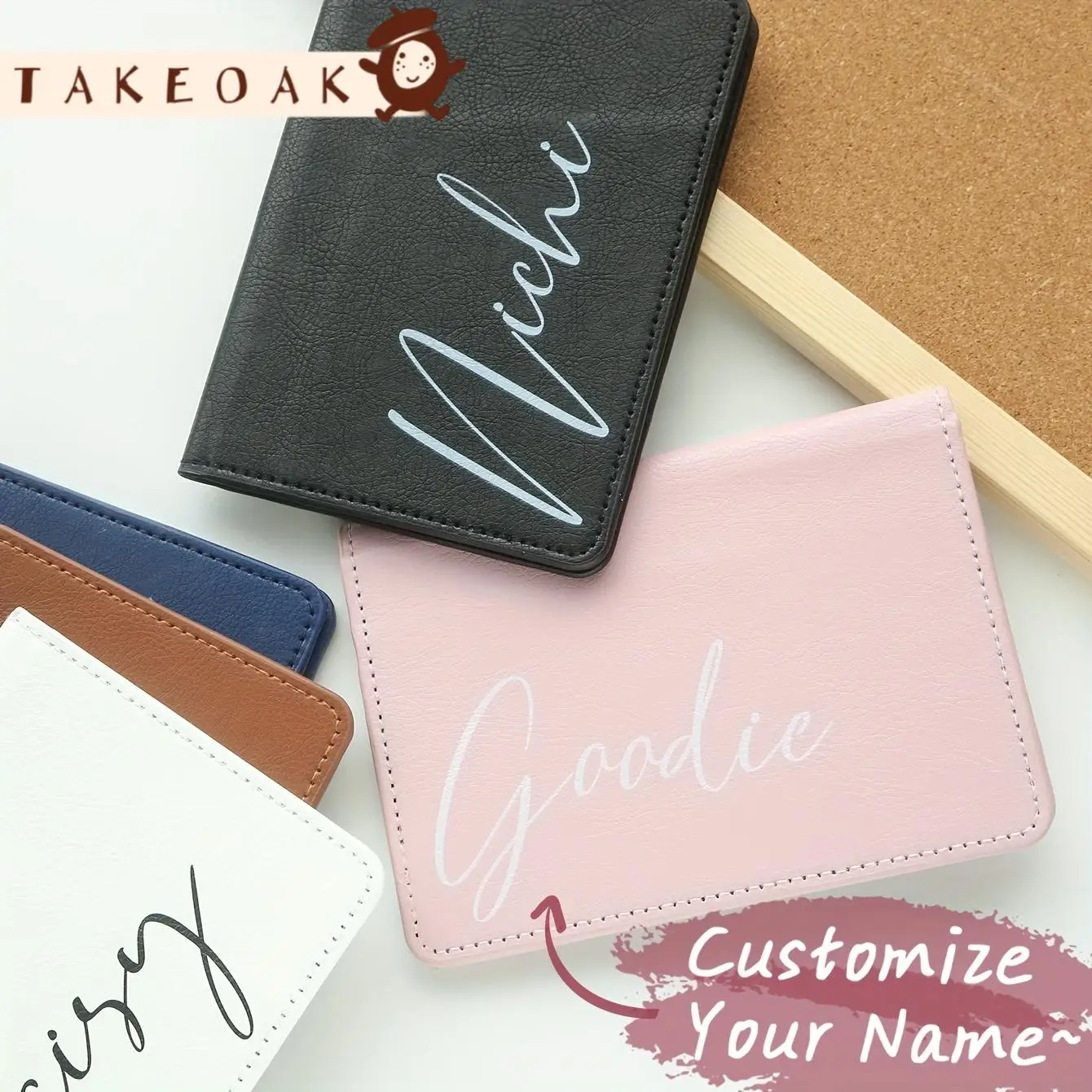 Minimal Grain Leather Custom White Cursive Name Passport Cover Portable Multi-slot Travel Document Organizer Souvenir Gift
Minimal Grain Leather Custom White Cursive Name Passport Cover Portable Multi-slot Travel Document Organizer Souvenir Gift