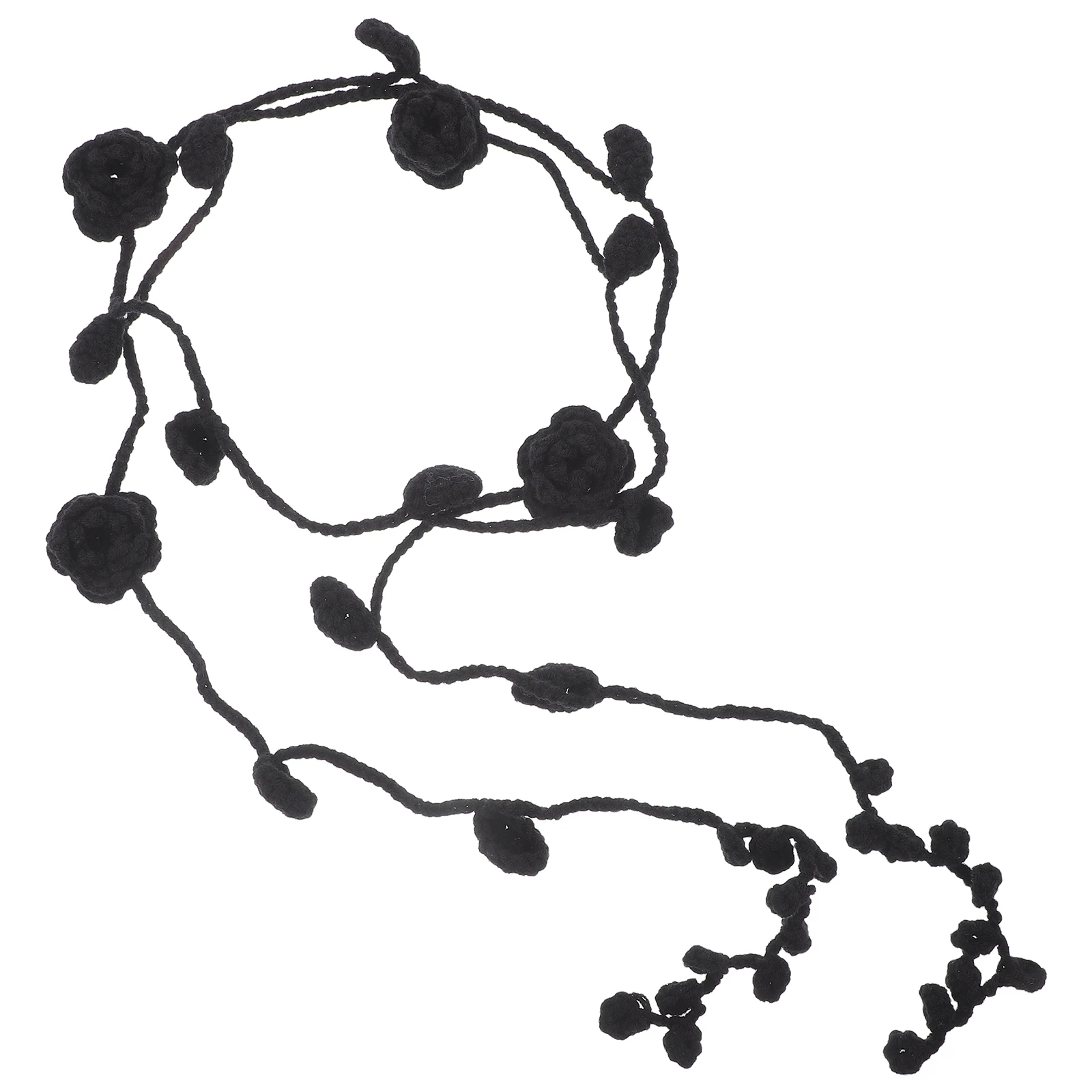 Crochet Flower Neck Scarf Handmade Knitted Long Narrow Scarf Elegant Summer Boho Style Dress Decoration for Casual Outfits
Crochet Flower Neck Scarf Handmade Knitted Long Narrow Scarf Elegant Summer Boho Style Dress Decoration for Casual Outfits