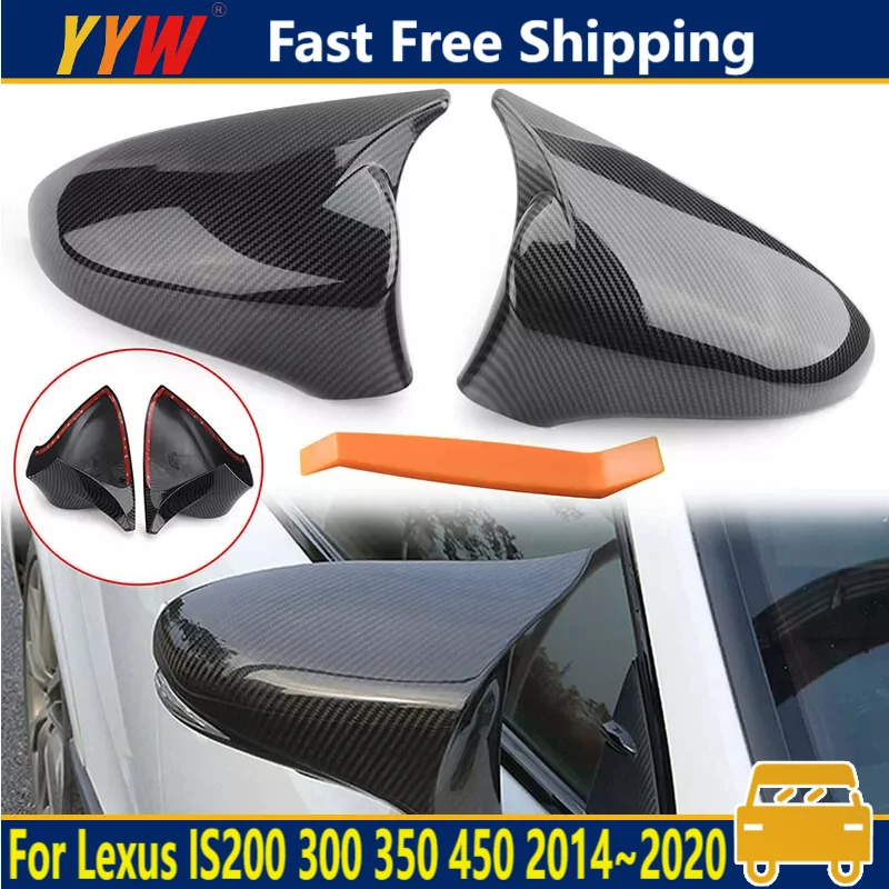 Car Rear View Mirror Cover For Lexus IS200 300 350 450 2014~2020 M Horn Style Carbon Fiber Side Mirror Cover Cap Replacement
Car Rear View Mirror Cover For Lexus IS200 300 350 450 2014~2020 M Horn Style Carbon Fiber Side Mirror Cover Cap Replacement