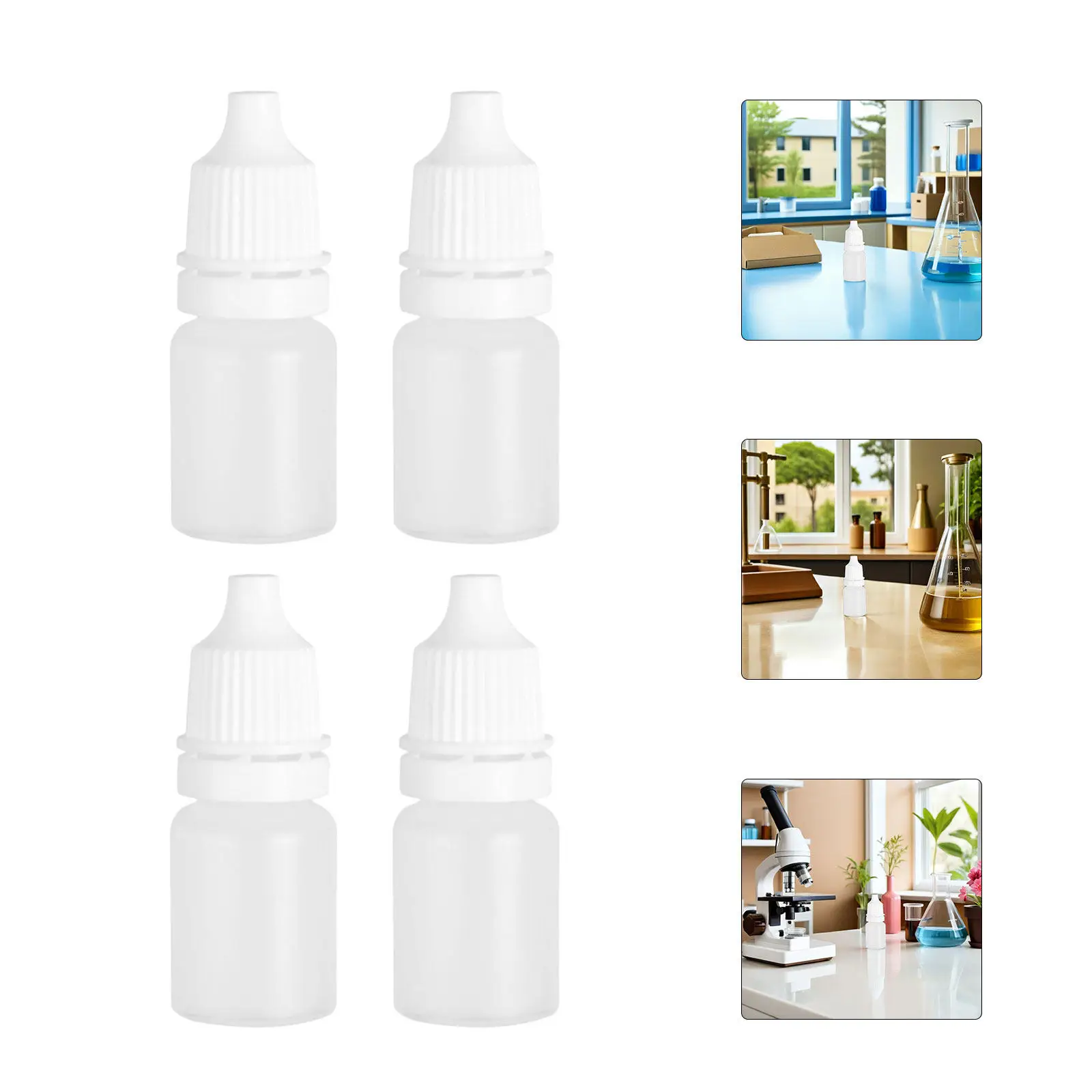 6Pcs 5Ml Empty Squeezable Dropper Bottles Three-Piece Design with Snap-in Nozzle Screw-on Cap for Eye Drops Essence Solvents
6Pcs 5Ml Empty Squeezable Dropper Bottles Three-Piece Design with Snap-in Nozzle Screw-on Cap for Eye Drops Essence Solvents