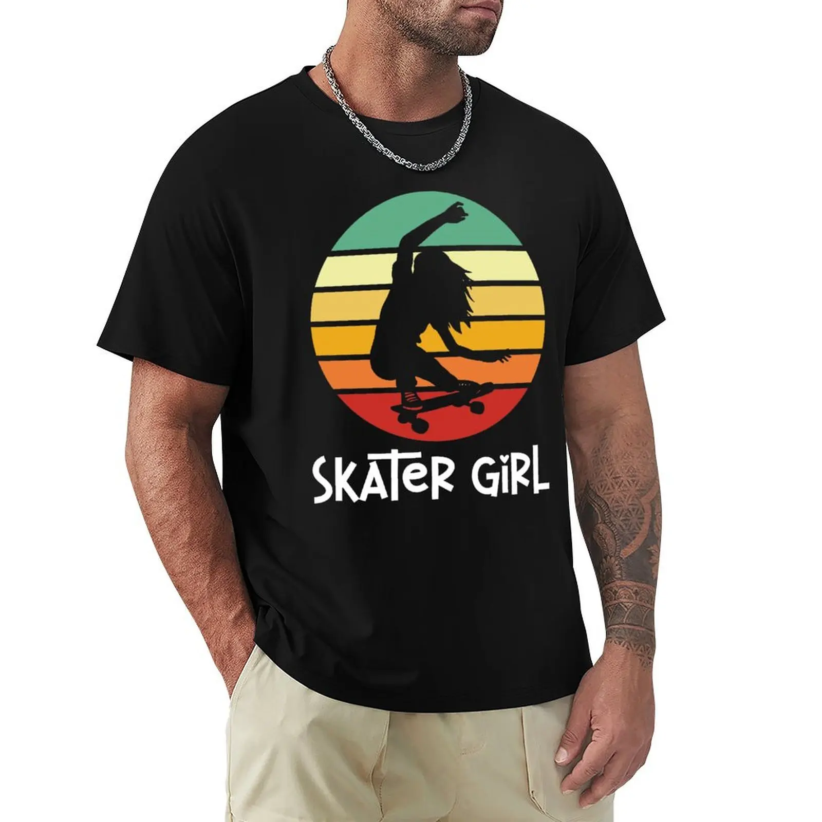 Skater Girl - Vintage Skateboarder T-Shirt Work Short Sleeve Cotton Top
Skater Girl - Vintage Skateboarder T-Shirt Work Short Sleeve Cotton Top