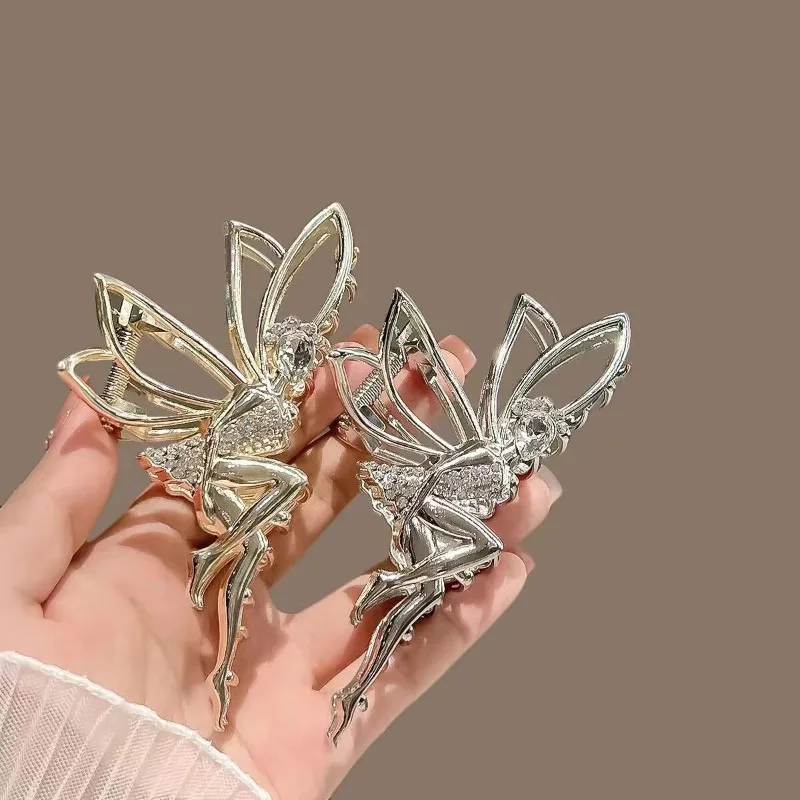 Little Angel Rhinestone Fairy Style Metal Hair Clips Luxury Personality Hair Claw Clips Fashion Hair Accessories for Women Daily
Little Angel Rhinestone Fairy Style Metal Hair Clips Luxury Personality Hair Claw Clips Fashion Hair Accessories for Women Daily