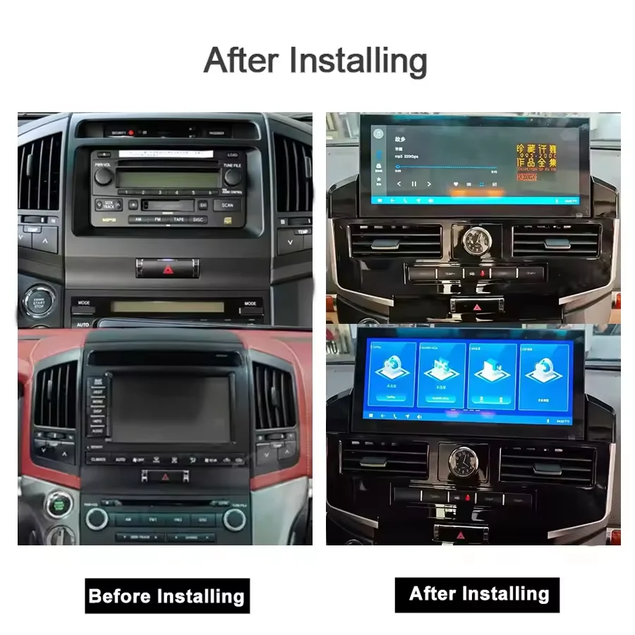 Android 13 Car Multimedia Radio Recorder Player Stereo For TOYOTA LAND CRUISER 200 LC200 2016 - 2020 GPS Navigation Head Unit
Android 13 Car Multimedia Radio Recorder Player Stereo For TOYOTA LAND CRUISER 200 LC200 2016 - 2020 GPS Navigation Head Unit