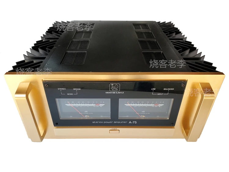PK Golden Throat A75 Pure Class A высокомощный высокочастотный усилитель мощности HiFi с послеуровневым горючим гостей Lao Li A65a70
PK Golden Throat A75 Pure Class A высокомощный высокочастотный усилитель мощности HiFi с послеуровневым горючим гостей Lao Li A65a70