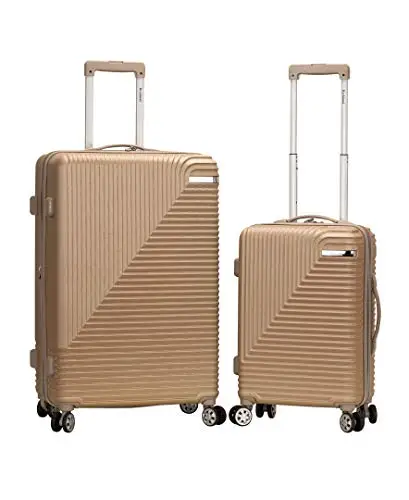Rockland Star Trail Hardside Spinner Wheel Luggage, Champagne, 2-Piece Set (20/28)
Rockland Star Trail Hardside Spinner Wheel Luggage, Champagne, 2-Piece Set (20/28)