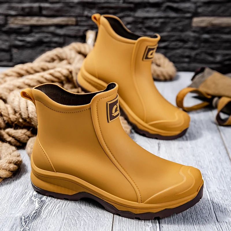 Популярные всесезонные износостойкие мужские и женские дождевые ботинки для весны и осени, модные и повседневные, больших размеров.
Популярные всесезонные износостойкие мужские и женские дождевые ботинки для весны и осени, модные и повседневные, больших размеров.