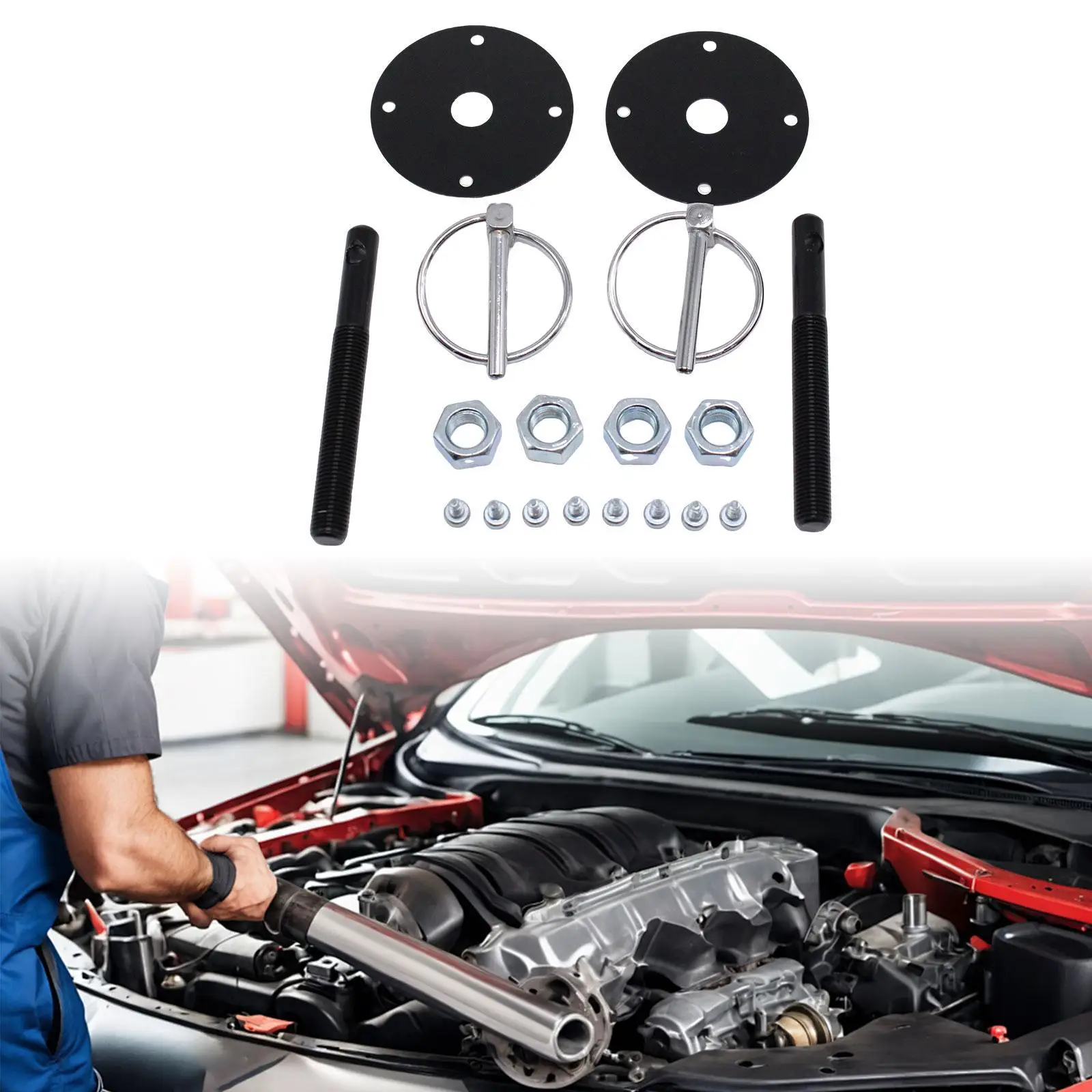 Набор штифтов для капота, универсальные прочные откидные штифты, аксессуар, штифт для капота двигателя, защелка капота для автомобилей
Набор штифтов для капота, универсальные прочные откидные штифты, аксессуар, штифт для капота двигателя, защелка капота для автомобилей