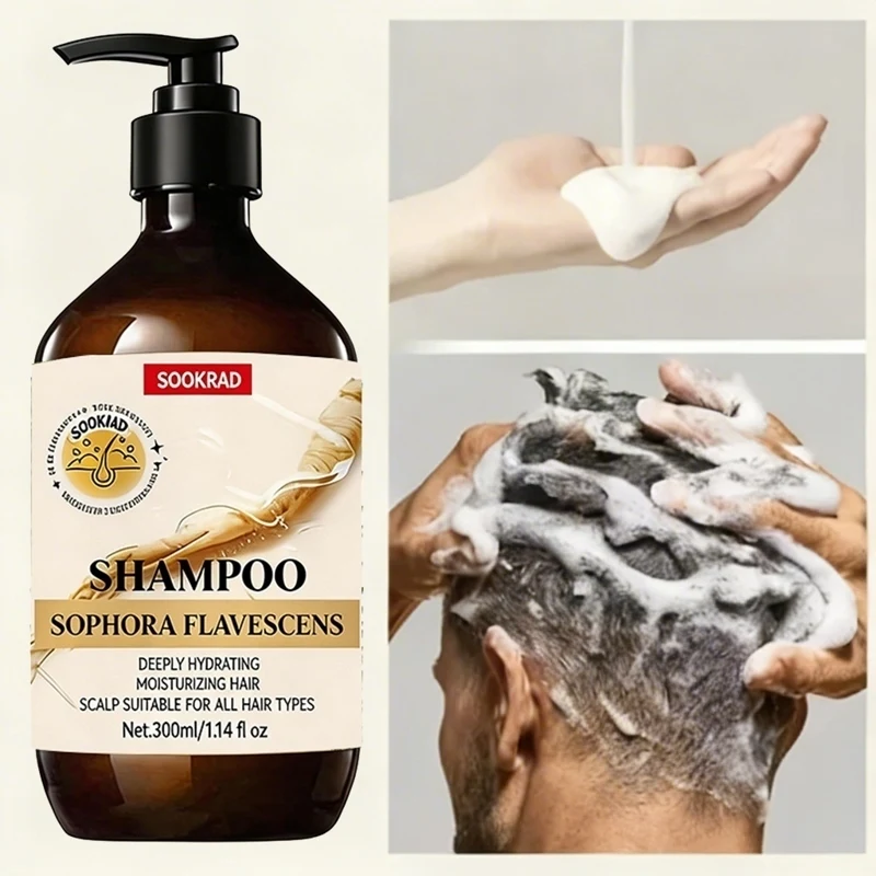 Natural Sophora Flavescens Cleansing Shampoo For Oily Hair 300ml
Natural Sophora Flavescens Cleansing Shampoo For Oily Hair 300ml