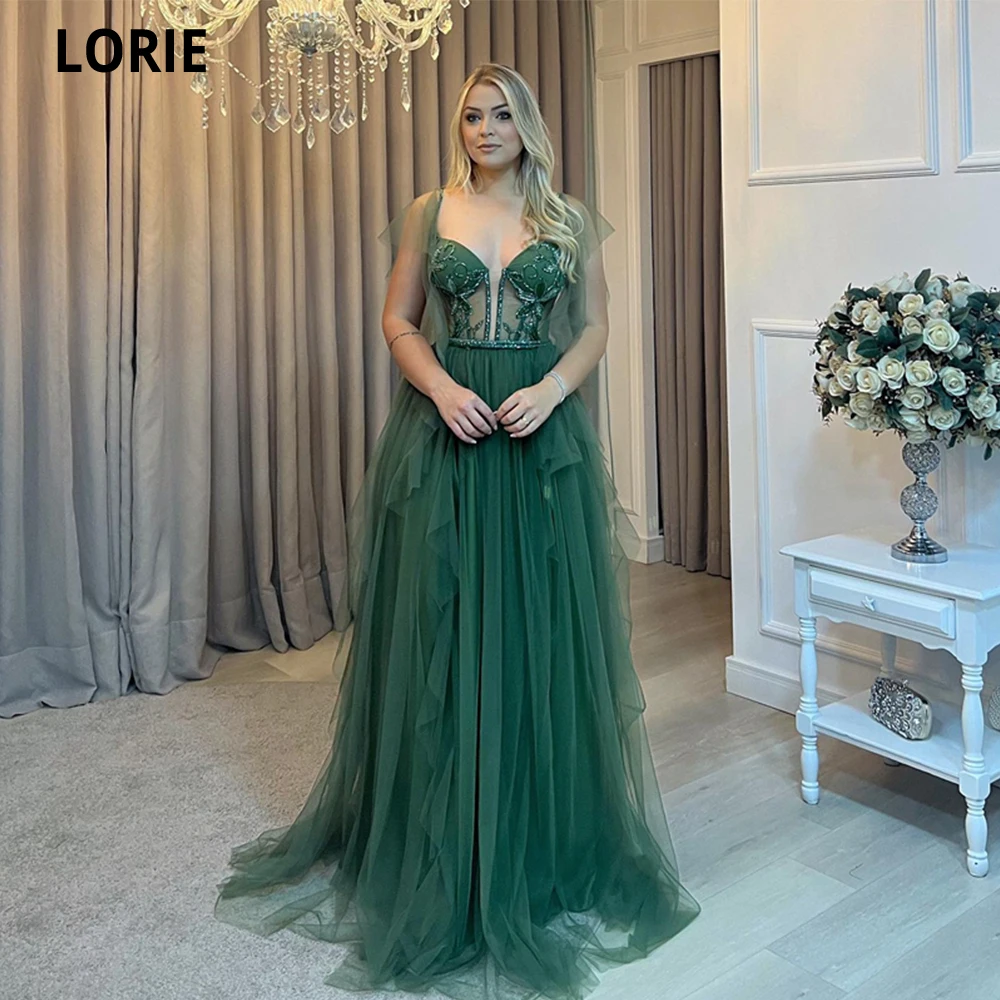 LORIE Tulle A-line Evening Dresses Long Spaghetti Straps Prom Dresses Sequins Prom Gowns Formal Party Dresses 2023 For Women
LORIE Tulle A-line Evening Dresses Long Spaghetti Straps Prom Dresses Sequins Prom Gowns Formal Party Dresses 2023 For Women