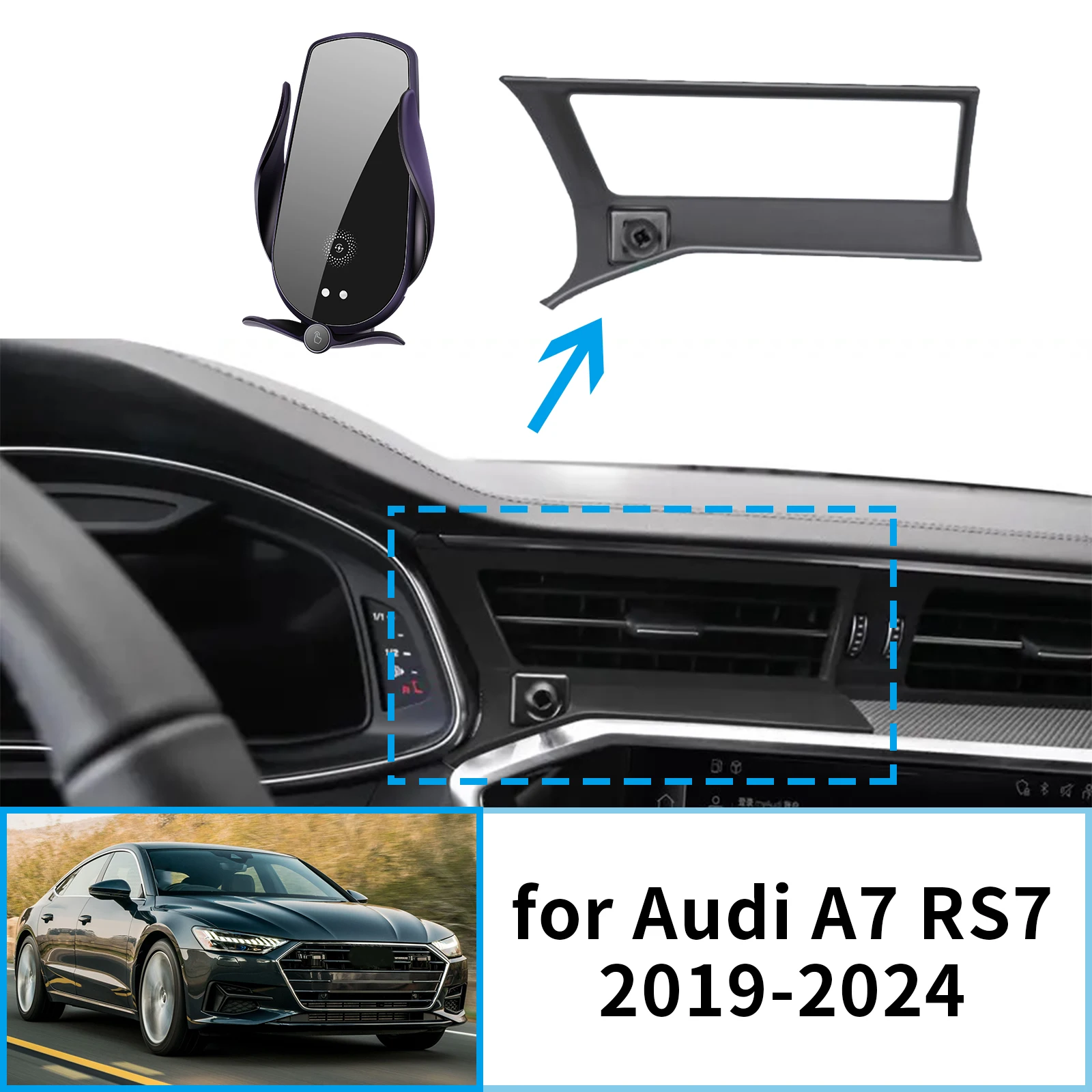 Car Mobile Phone Holder for Audi A7 RS7 S7 2019 2020 2021 2022 2023 2024 GPS Bracket Navigation Stand Auto Accessories
Car Mobile Phone Holder for Audi A7 RS7 S7 2019 2020 2021 2022 2023 2024 GPS Bracket Navigation Stand Auto Accessories