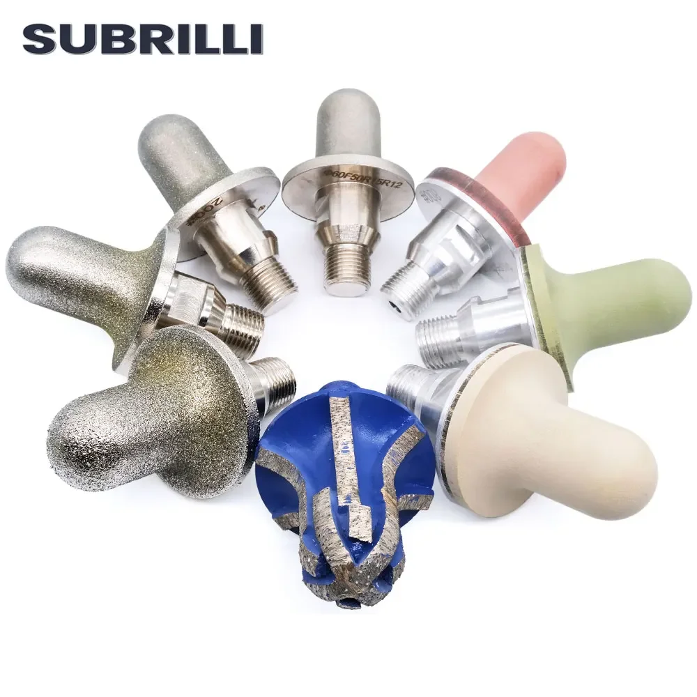SUBRILLI Diamond Router Bits Kitchen Coutertop Edge Grinding Granite Marble Stone Quartz Slab Concrete Profiling 1/2 Gas Thread
SUBRILLI Diamond Router Bits Kitchen Coutertop Edge Grinding Granite Marble Stone Quartz Slab Concrete Profiling 1/2 Gas Thread