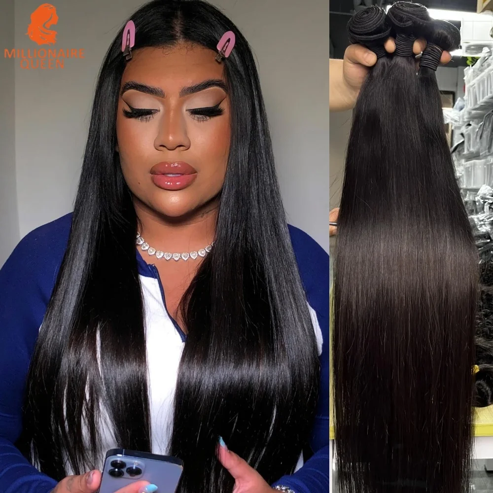 Millionaire Queen 12A Straight Bundles 100% Virgin Human Hair Quality Double Drawn Vietnamese Hair Extensions On Clearance Sale
Millionaire Queen 12A Straight Bundles 100% Virgin Human Hair Quality Double Drawn Vietnamese Hair Extensions On Clearance Sale