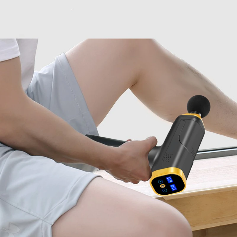 Massage Gun Professional Deep Muscle Massager Pain Relief Body Relaxation Facial Gun Fitness Vibration Relaxation Gun
Massage Gun Professional Deep Muscle Massager Pain Relief Body Relaxation Facial Gun Fitness Vibration Relaxation Gun