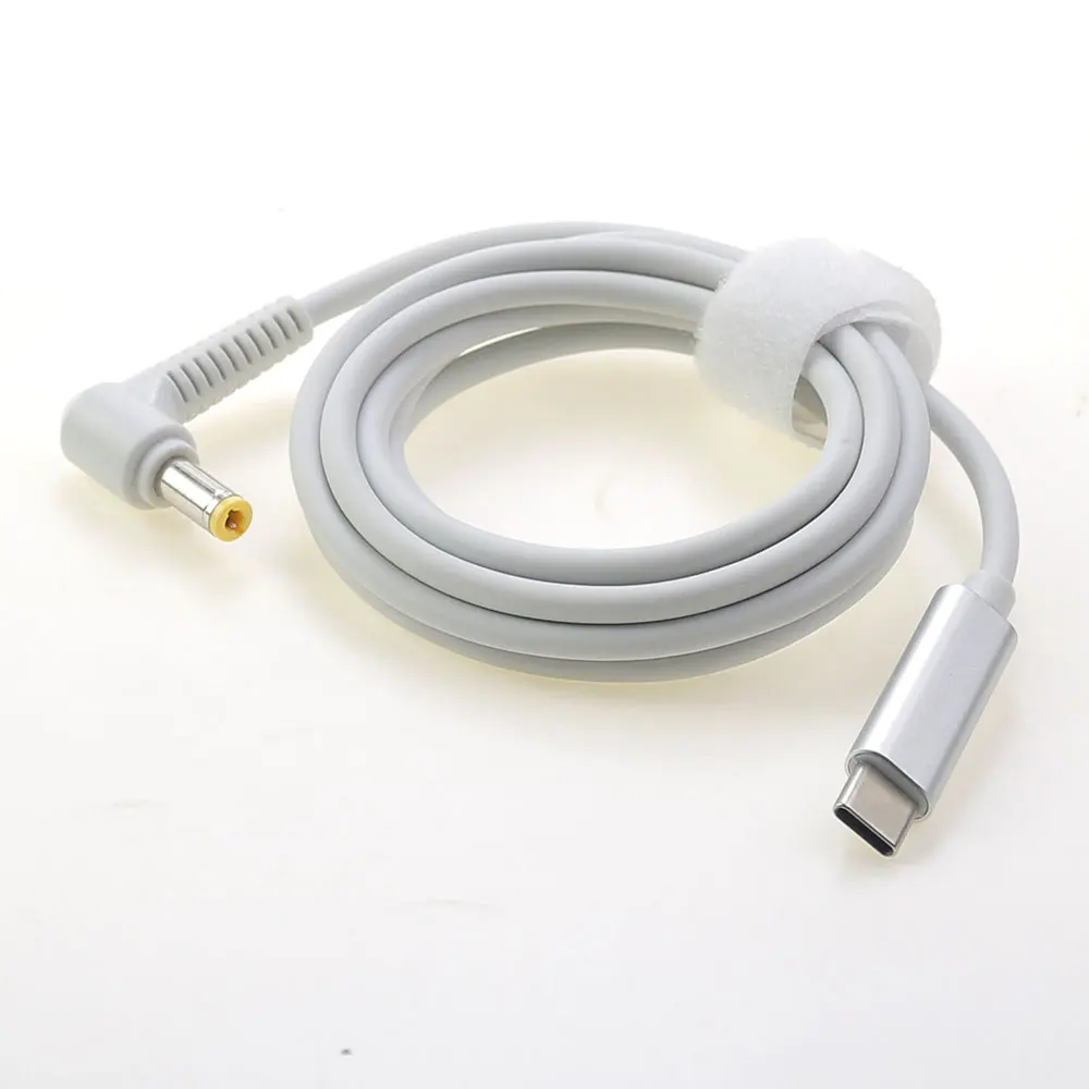 USB-C To 5525mm 65W Cable 3.25A1.5m Power Supply Adapter Cable Type-C Male Head To DC 5.5*2.5MM PD Notebook Fast Charging Cable
USB-C To 5525mm 65W Cable 3.25A1.5m Power Supply Adapter Cable Type-C Male Head To DC 5.5*2.5MM PD Notebook Fast Charging Cable