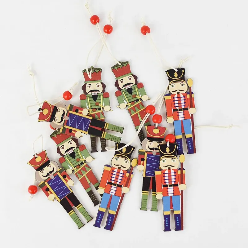 Christmas Tree Hanging Decor Wooden Nutcracker Soldier Set Cartoon Anime Themed Christmas Ornaments Collectible Toys
Christmas Tree Hanging Decor Wooden Nutcracker Soldier Set Cartoon Anime Themed Christmas Ornaments Collectible Toys