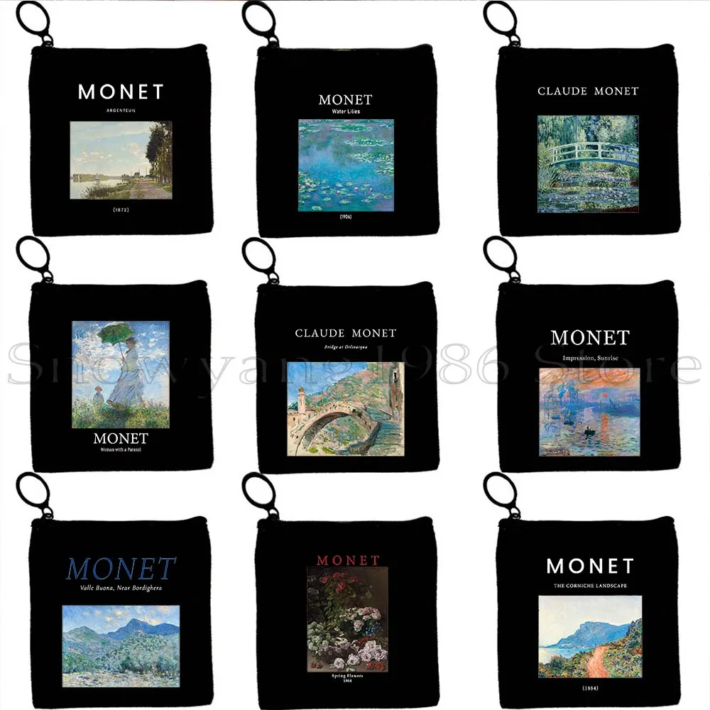 Claude Monet Water Lilies Garden Landscape Painting Canvas Key Coin Purse Case Lipstick Storage Card Bags Wallet Zipper Pouch
Claude Monet Water Lilies Garden Landscape Painting Canvas Key Coin Purse Case Lipstick Storage Card Bags Wallet Zipper Pouch