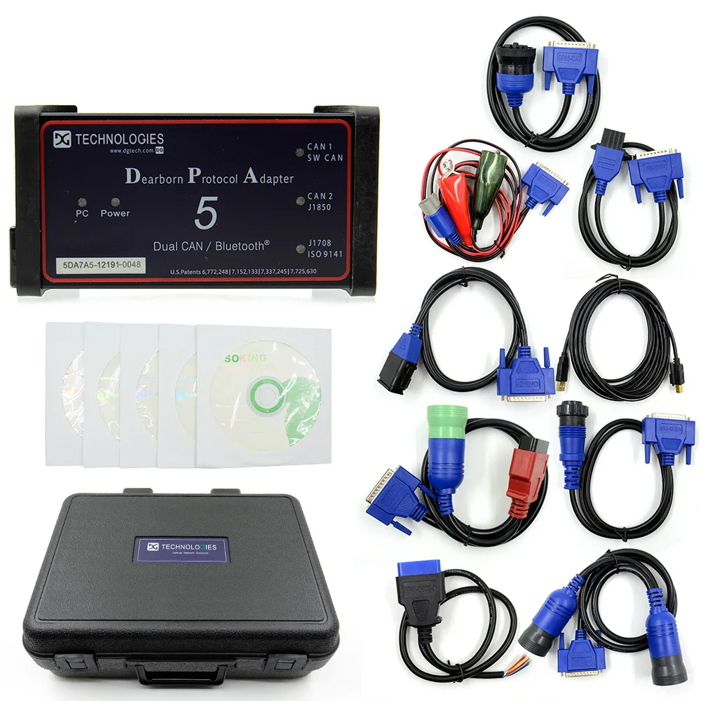 USB or Bluetooth Dpa5 Dearborn Protocol Adapter 5 Heavy Duty Truck Scanner DPA 5 Works for Multi-brands Support Multi-language
USB or Bluetooth Dpa5 Dearborn Protocol Adapter 5 Heavy Duty Truck Scanner DPA 5 Works for Multi-brands Support Multi-language