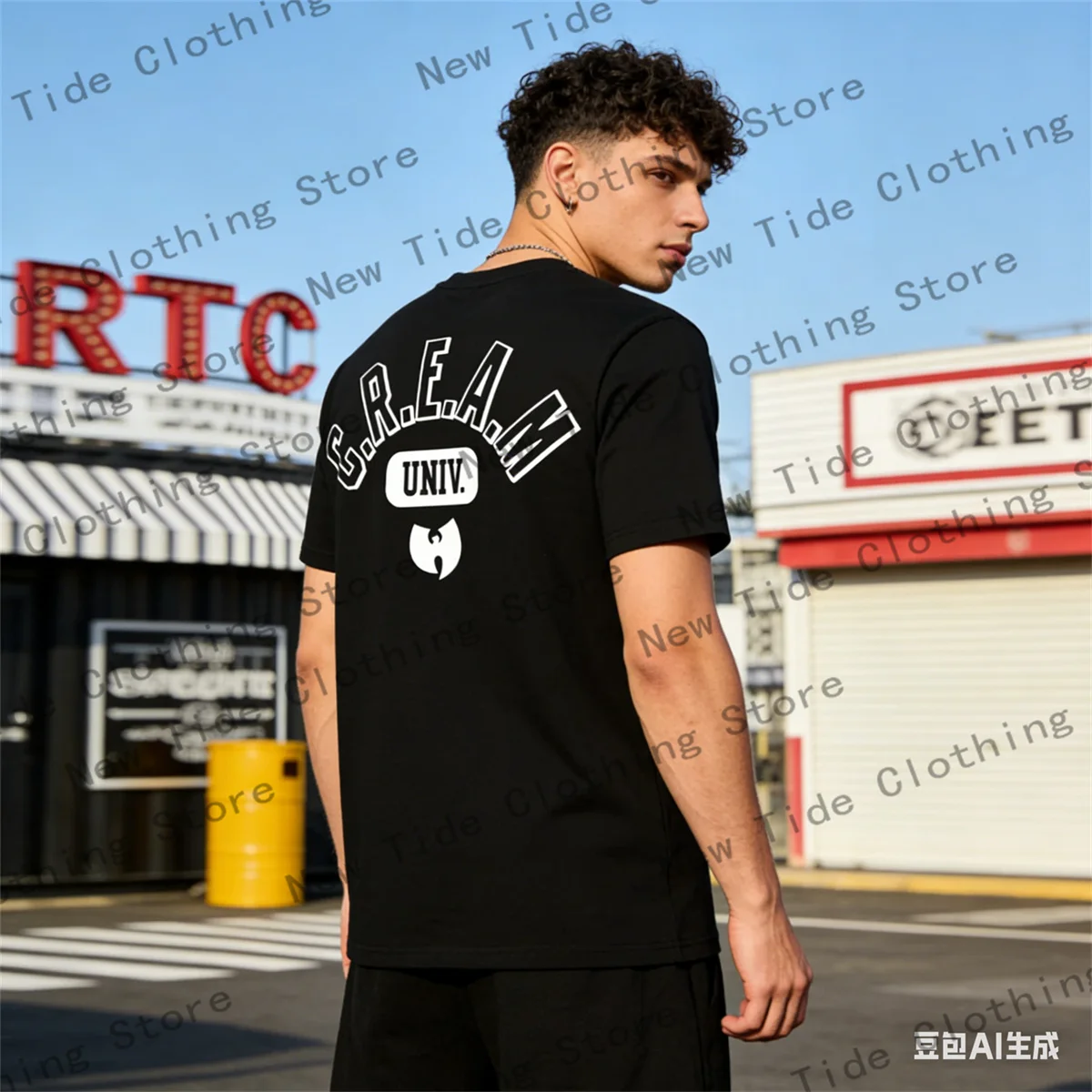 WU-TANG Clan album-themed printed T-shirt - Classic street hip-hop music fashion style - Suitable for both men and women
WU-TANG Clan album-themed printed T-shirt - Classic street hip-hop music fashion style - Suitable for both men and women