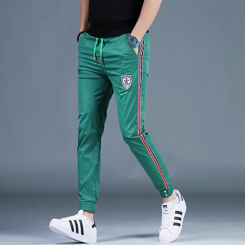New 2024 Men's Ice Silk Lightweight Elastic Casual Pants Summer Sport Trousers Slim Fit Nine Points Daily Wear Qui Dry
New 2024 Men's Ice Silk Lightweight Elastic Casual Pants Summer Sport Trousers Slim Fit Nine Points Daily Wear Qui Dry