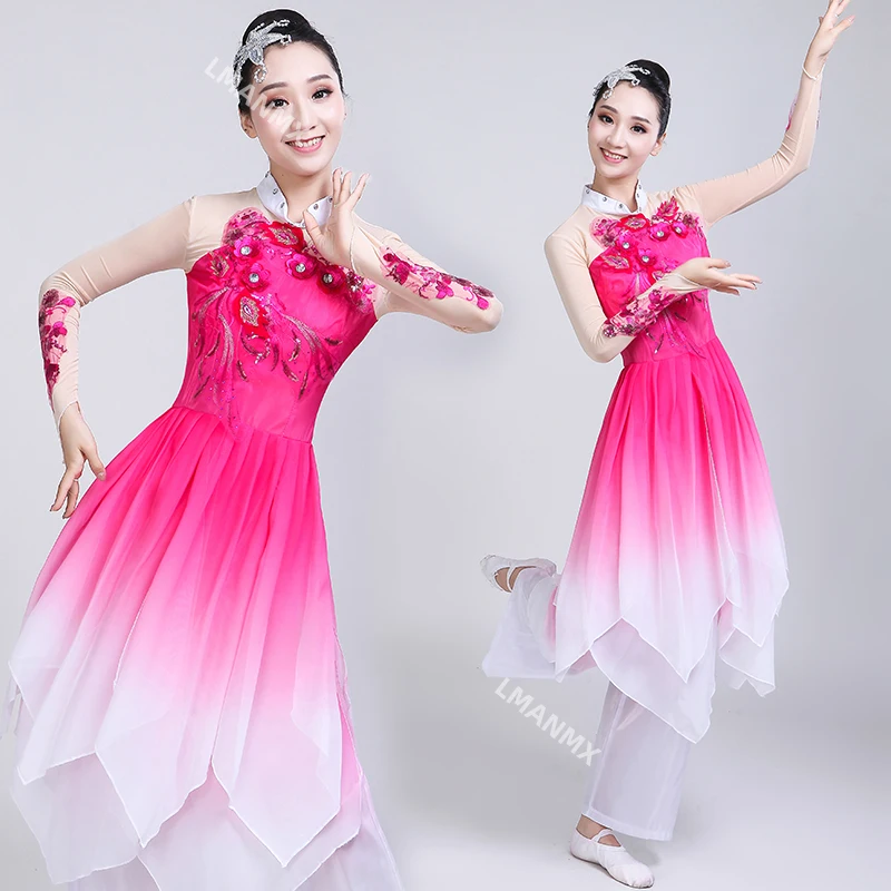 Traditional Classical dancewear chinese folk dance costume women dress fan Yangko Clothing Ancient skirt pant hanfu Stage suit
Traditional Classical dancewear chinese folk dance costume women dress fan Yangko Clothing Ancient skirt pant hanfu Stage suit