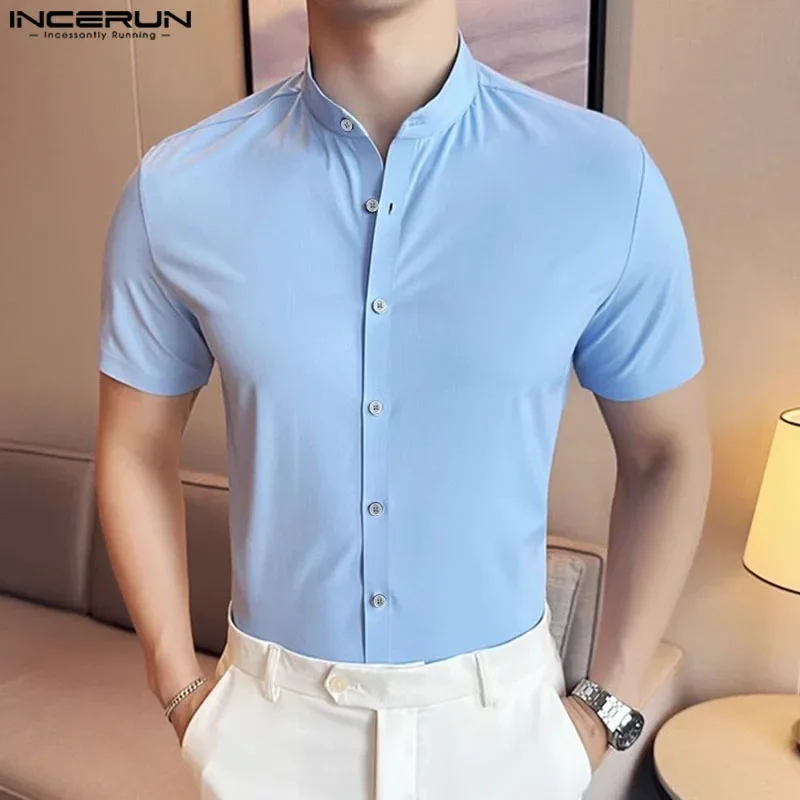 INCERUN Men Shirt Solid Color Lapel Short Sleeve Korean Style Men Clothing Summer Streetwear 2025 Fashion Casual Shirts S-5XL
INCERUN Men Shirt Solid Color Lapel Short Sleeve Korean Style Men Clothing Summer Streetwear 2025 Fashion Casual Shirts S-5XL