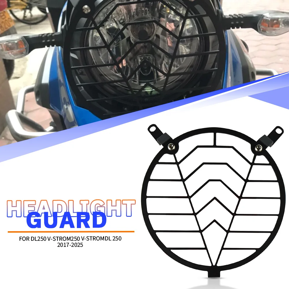 For SUZUKI DL250 V-Strom DL 250 VStrom DL250 ALL YEARS Motorcycle Front Headlight Protector Cover Grill Head Light Guard
For SUZUKI DL250 V-Strom DL 250 VStrom DL250 ALL YEARS Motorcycle Front Headlight Protector Cover Grill Head Light Guard