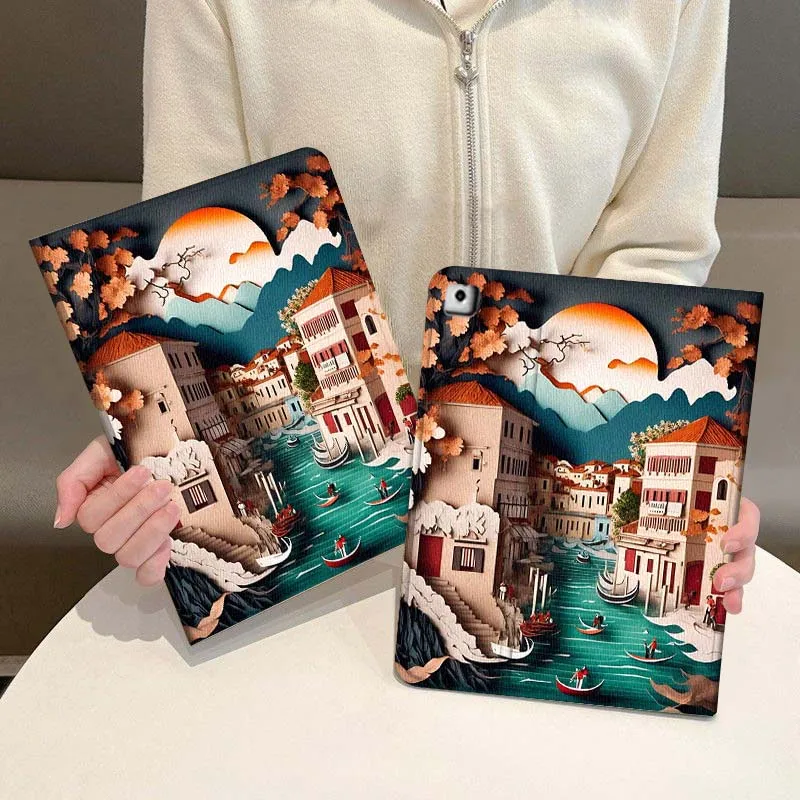 Artistic landscape patterns For iPad Pro Air Mini 1 2 3 4 5 6 7 7th 8th 9th 10th 11th 10.2 9.7 10.5 10.9 11 2025 Tablet Case
Artistic landscape patterns For iPad Pro Air Mini 1 2 3 4 5 6 7 7th 8th 9th 10th 11th 10.2 9.7 10.5 10.9 11 2025 Tablet Case