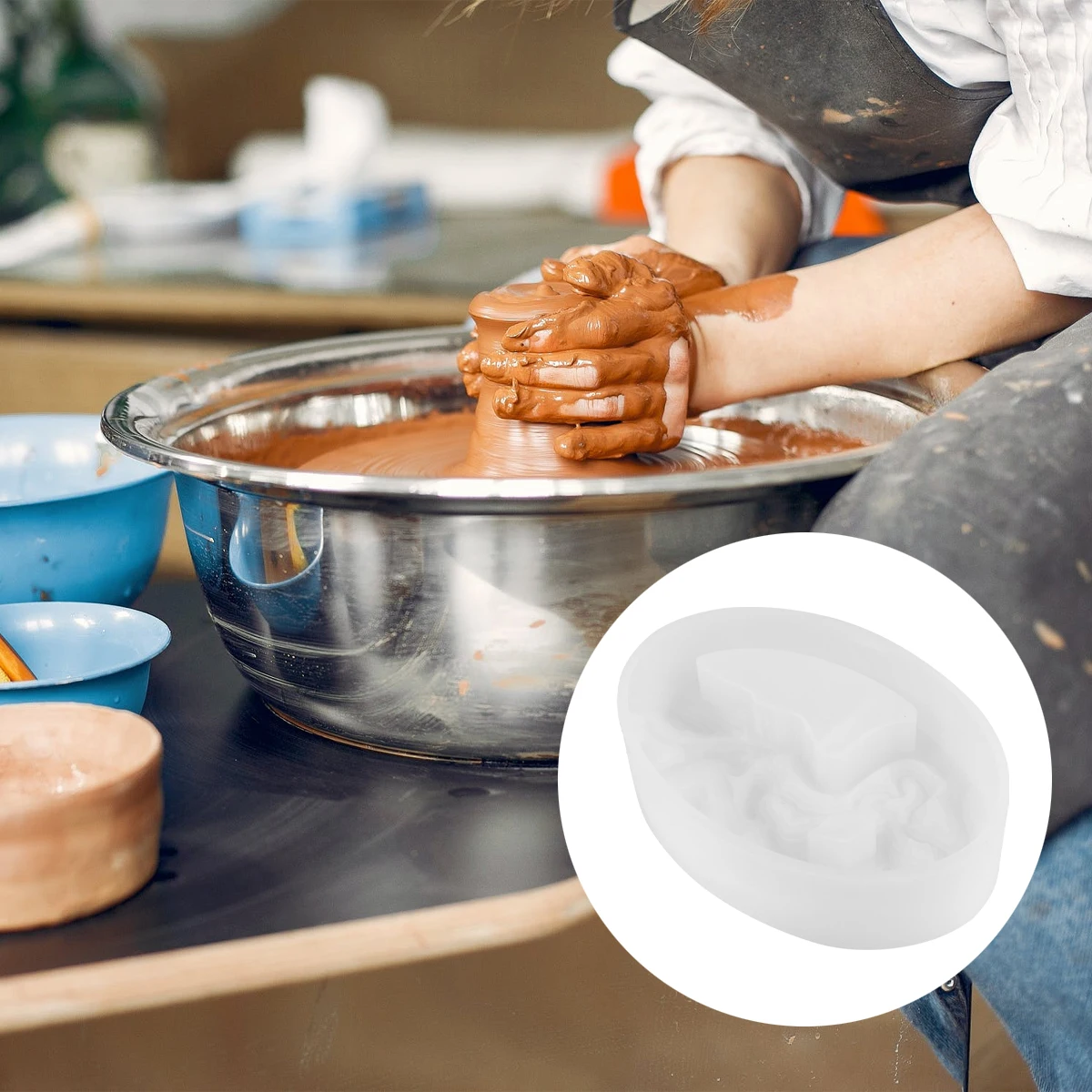 Oval Terrace Pot Molds Silicone DIY Epoxy Resin Jewelry Making Supplies H made Gifts Crystal Drop Mold Craft Decorations
Oval Terrace Pot Molds Silicone DIY Epoxy Resin Jewelry Making Supplies H made Gifts Crystal Drop Mold Craft Decorations