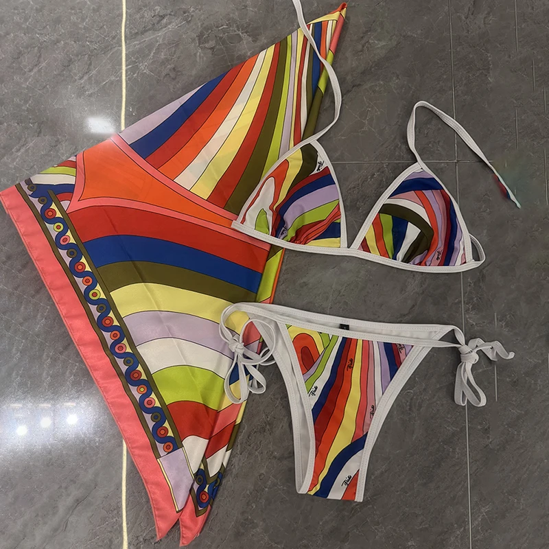 Luxury Design Women Scarf Swimsuit Beach Sexy Bikini Set Italy Designer Brand Lady Headband Swimwear
Luxury Design Women Scarf Swimsuit Beach Sexy Bikini Set Italy Designer Brand Lady Headband Swimwear