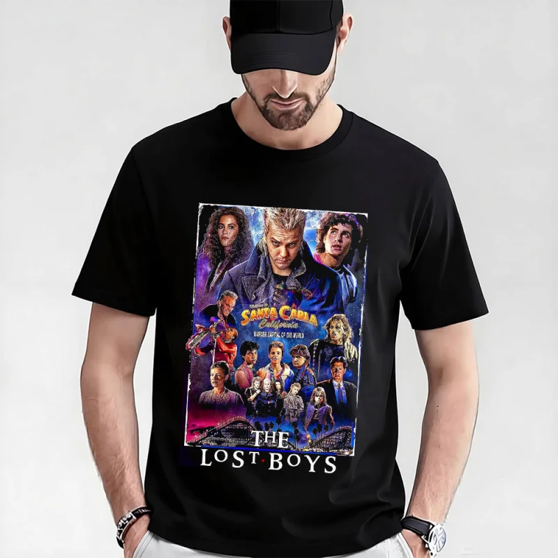 Murder capital of the world Horror Movie The Lost Boys Scary Vampire Gift T-shirts Santa Carla Boys Graphic Clothes All size Top
Murder capital of the world Horror Movie The Lost Boys Scary Vampire Gift T-shirts Santa Carla Boys Graphic Clothes All size Top
