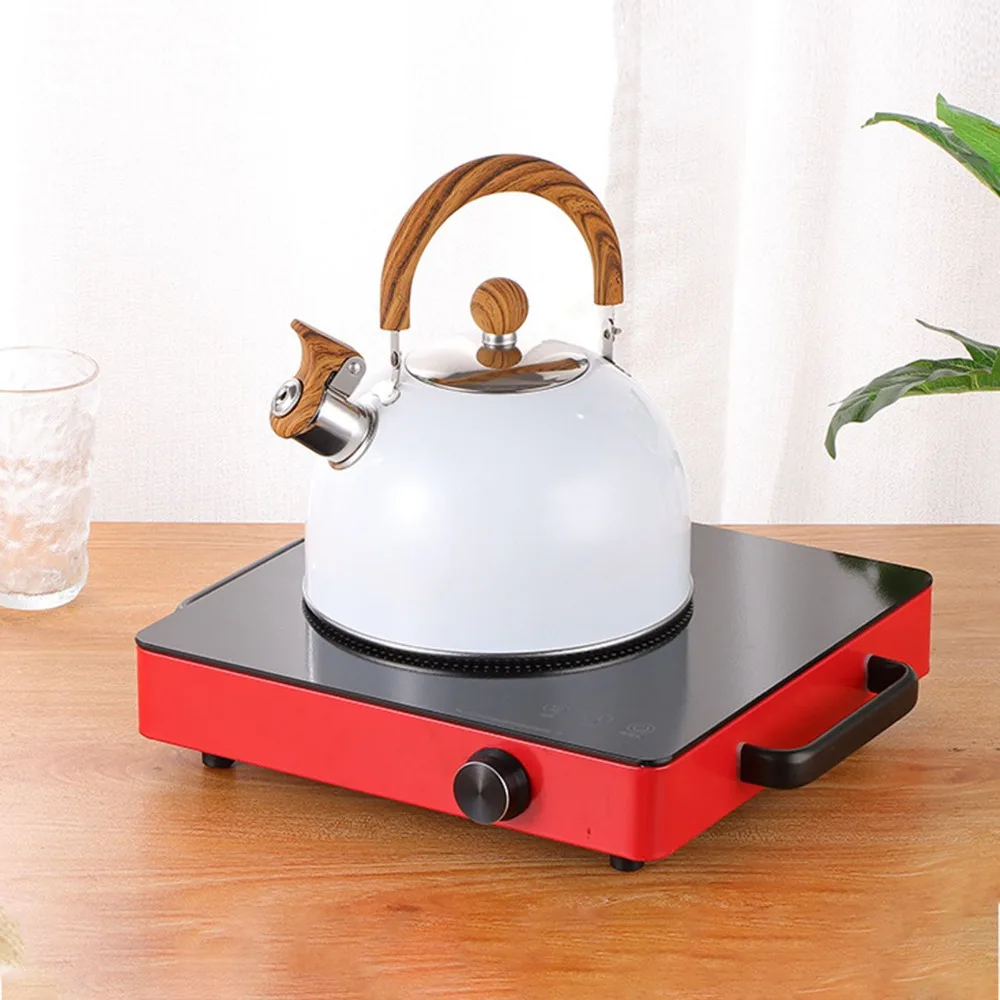 2.5L Capacity Whistling Kettle 304 Stainless Steel White Color Stovetop Whistling Kettle Ergonomic Handle Foldable Handle
2.5L Capacity Whistling Kettle 304 Stainless Steel White Color Stovetop Whistling Kettle Ergonomic Handle Foldable Handle