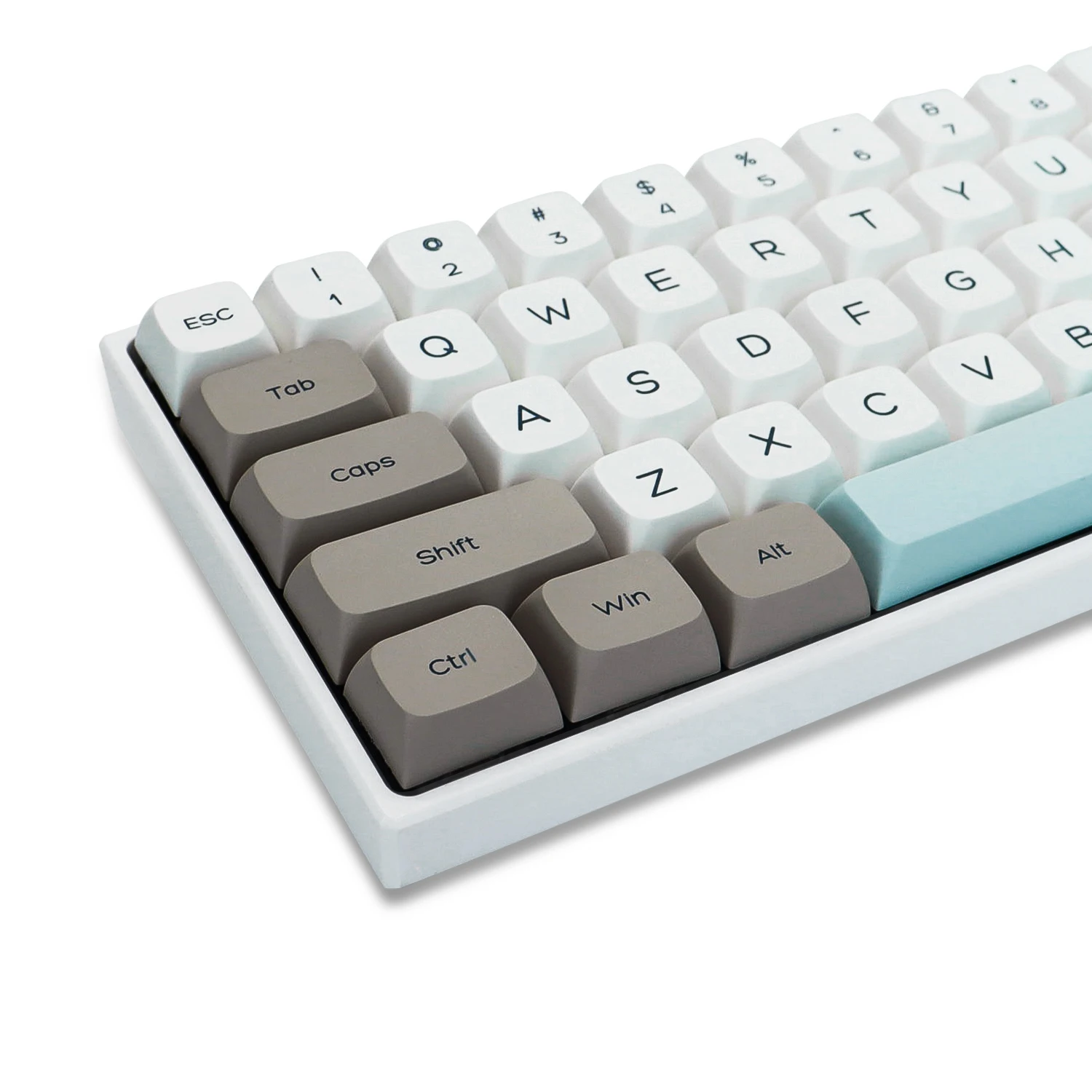 135 Keys Grey White Blue PBT Keycaps Dye-Sub Full Set XDA Japaness Key cap for Cherry Gateron MX Switches Mechanical Keyboard
135 Keys Grey White Blue PBT Keycaps Dye-Sub Full Set XDA Japaness Key cap for Cherry Gateron MX Switches Mechanical Keyboard