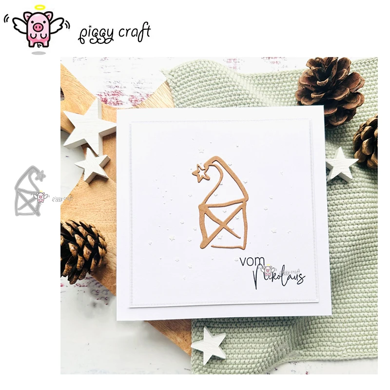 Piggy Craft металлические штампы для резки, пресс-форма для рождественской шляпы, украшение для скрапбукинга, нож для рукоделия, лезвие, трафареты, штампы
Piggy Craft металлические штампы для резки, пресс-форма для рождественской шляпы, украшение для скрапбукинга, нож для рукоделия, лезвие, трафареты, штампы