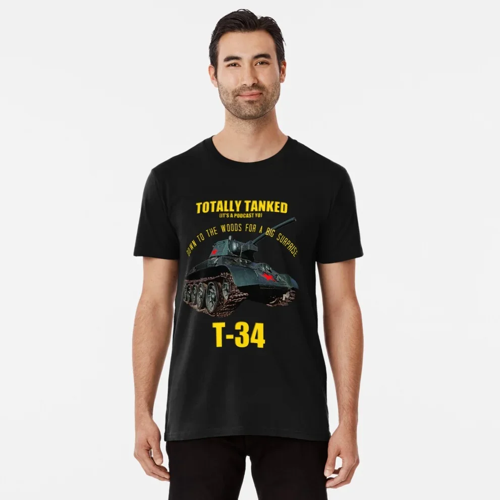 Retro Soviet T-34 Tank T-Shirt 100% Cotton O-Neck Short Sleeve Summer Casual Mens T-shirt Size S-3XL
Retro Soviet T-34 Tank T-Shirt 100% Cotton O-Neck Short Sleeve Summer Casual Mens T-shirt Size S-3XL