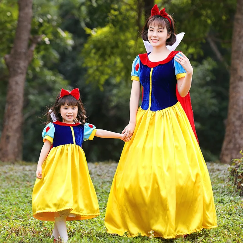 Princess Snow White Cosplay Long Skirt with Cape Queen And Princess Role-playing Costume Kindergarten Performance Outfit
Princess Snow White Cosplay Long Skirt with Cape Queen And Princess Role-playing Costume Kindergarten Performance Outfit