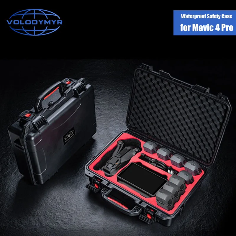 VOLODYMYR for DJI Mavic 4 Pro Drone Carrying Case Large Capacity Travel Storage Hard Suitcase for DJI RC 2/ RC Pro/ RC Pro 2
VOLODYMYR for DJI Mavic 4 Pro Drone Carrying Case Large Capacity Travel Storage Hard Suitcase for DJI RC 2/ RC Pro/ RC Pro 2