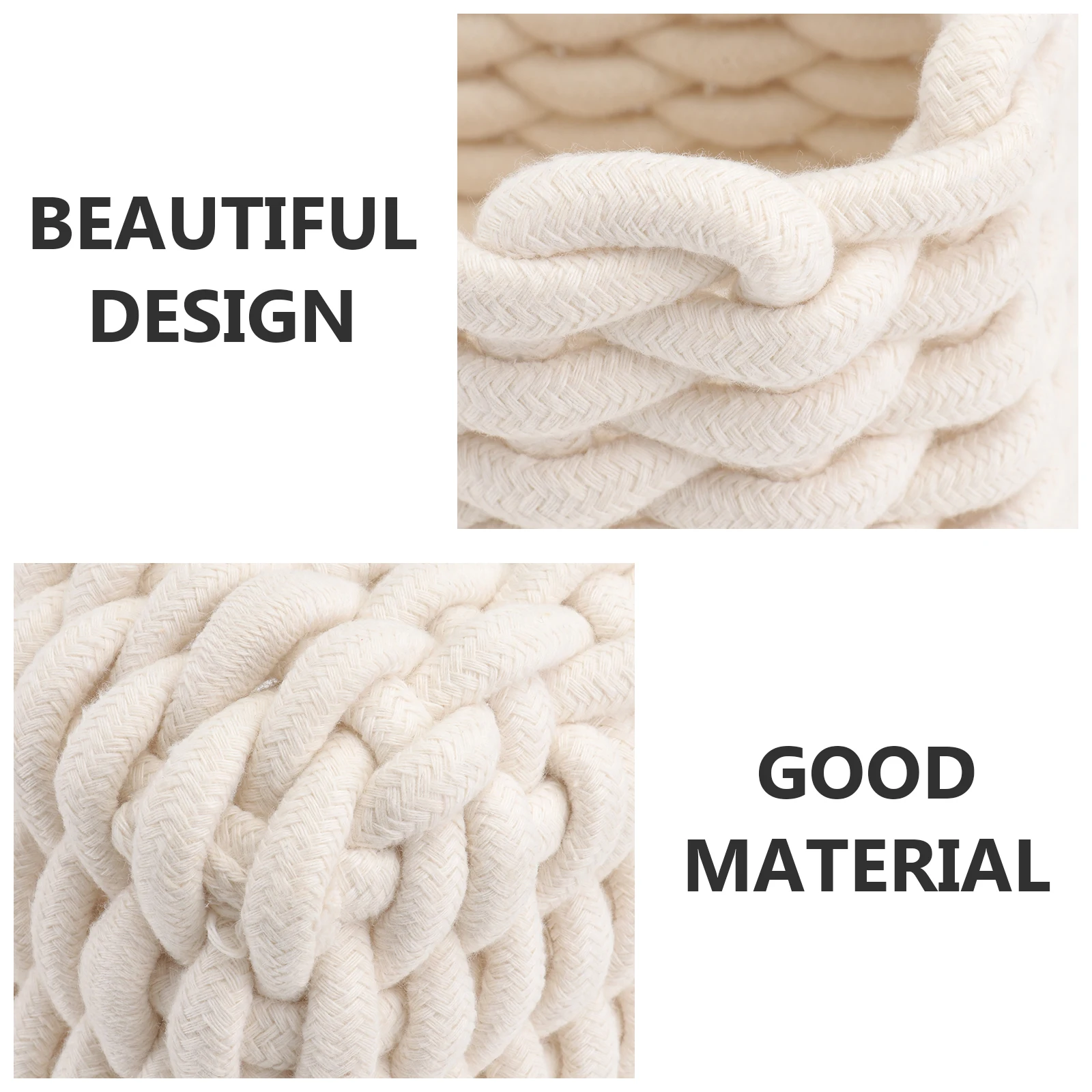 Cotton Rope Storage Basket Handmade Sundries Makeup Organizer Woven Container Desktop Storage Box Cotton Thread Basket
Cotton Rope Storage Basket Handmade Sundries Makeup Organizer Woven Container Desktop Storage Box Cotton Thread Basket