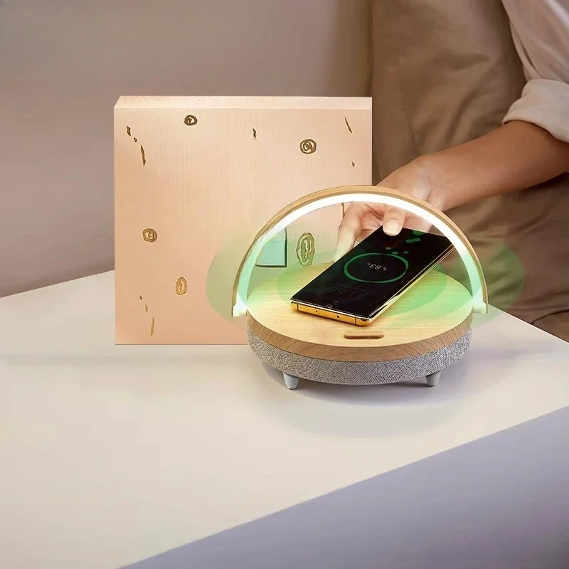 Wireless charging bedside lamp, night lamp, music desk lamp
Wireless charging bedside lamp, night lamp, music desk lamp