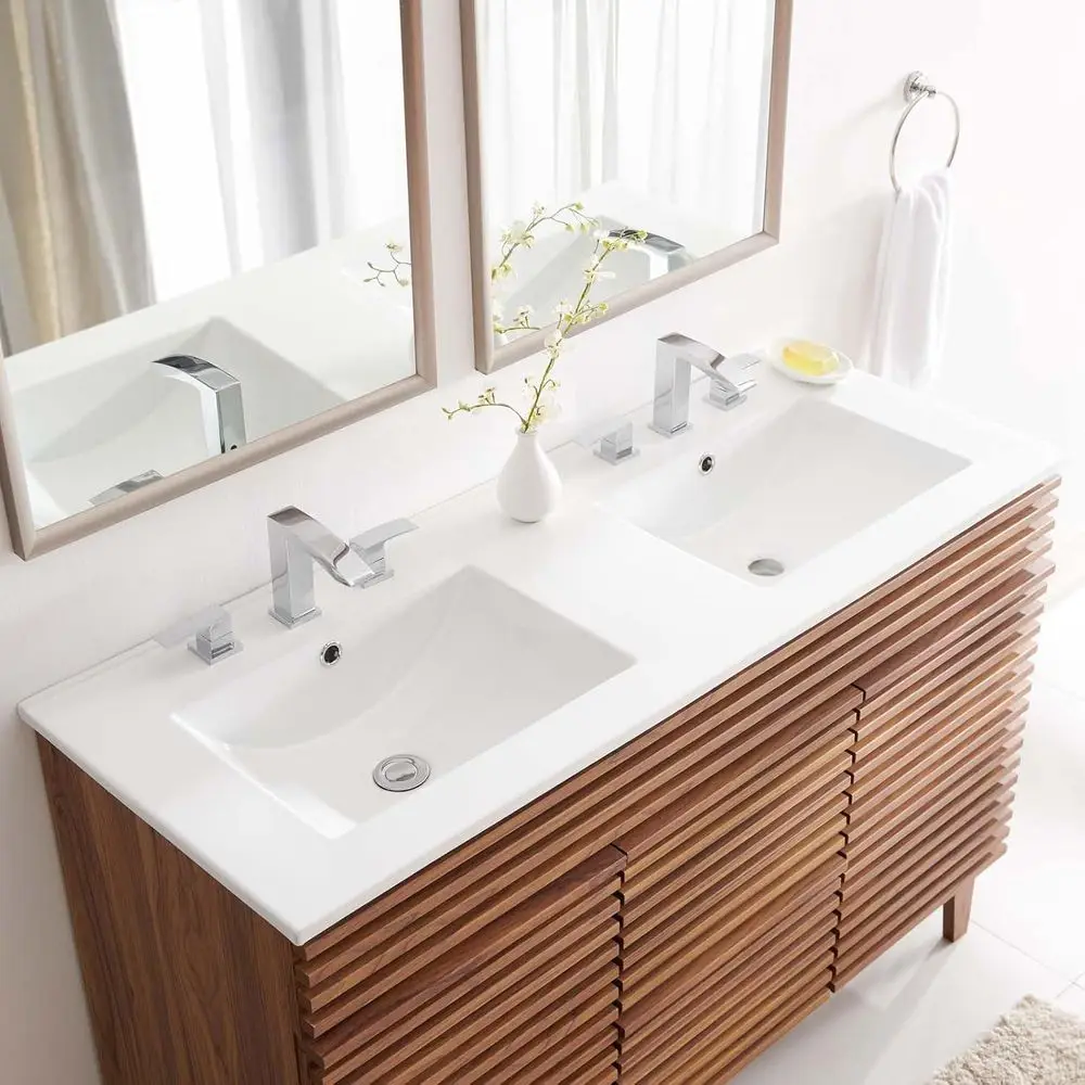 EEI-4376-WHI Cayman 48" Double Basin Bathroom Sink, White
EEI-4376-WHI Cayman 48" Double Basin Bathroom Sink, White