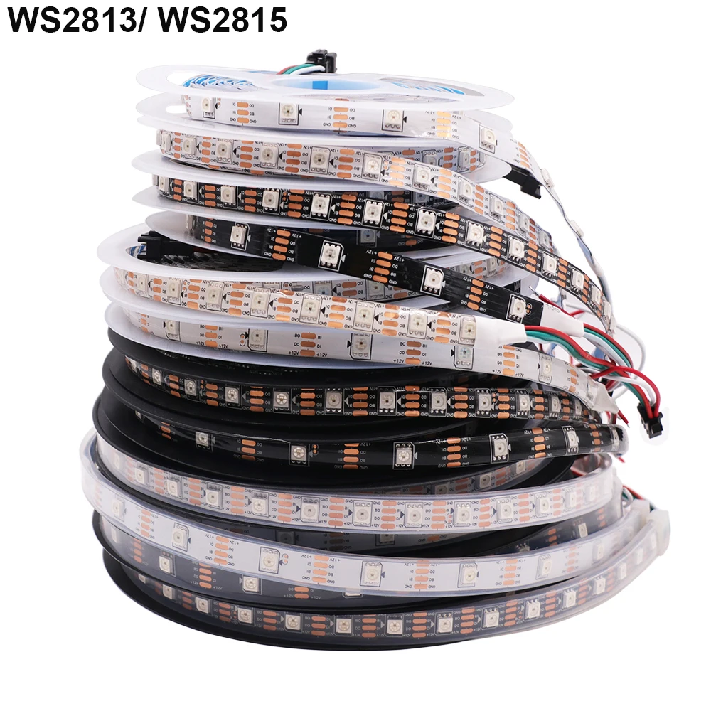 Светодиодная RGB ленсветильник WS2813 WS2815, 5 в постоянного тока, 12 В постоянного тока, индивидуально Адресуемая, 30/60/144 светодиодов/м, Светодиодная лента Dream Color Light IP30/65/67, 1 м, 5 м
Светодиодная RGB ленсветильник WS2813 WS2815, 5 в постоянного тока, 12 В постоянного тока, индивидуально Адресуемая, 30/60/144 светодиодов/м, Светодиодная лента Dream Color Light IP30/65/67, 1 м, 5 м