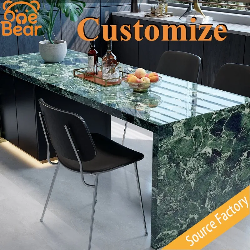 Onyx Marble Kitchen Island Translucent Stone Worktop Luxury Backlit Design for Villa Hotel Lobby High-end Decoration
Onyx Marble Kitchen Island Translucent Stone Worktop Luxury Backlit Design for Villa Hotel Lobby High-end Decoration